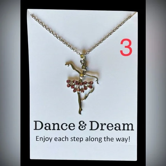 🆕 Ballerina Necklace - Pink - Picture 13 of 16